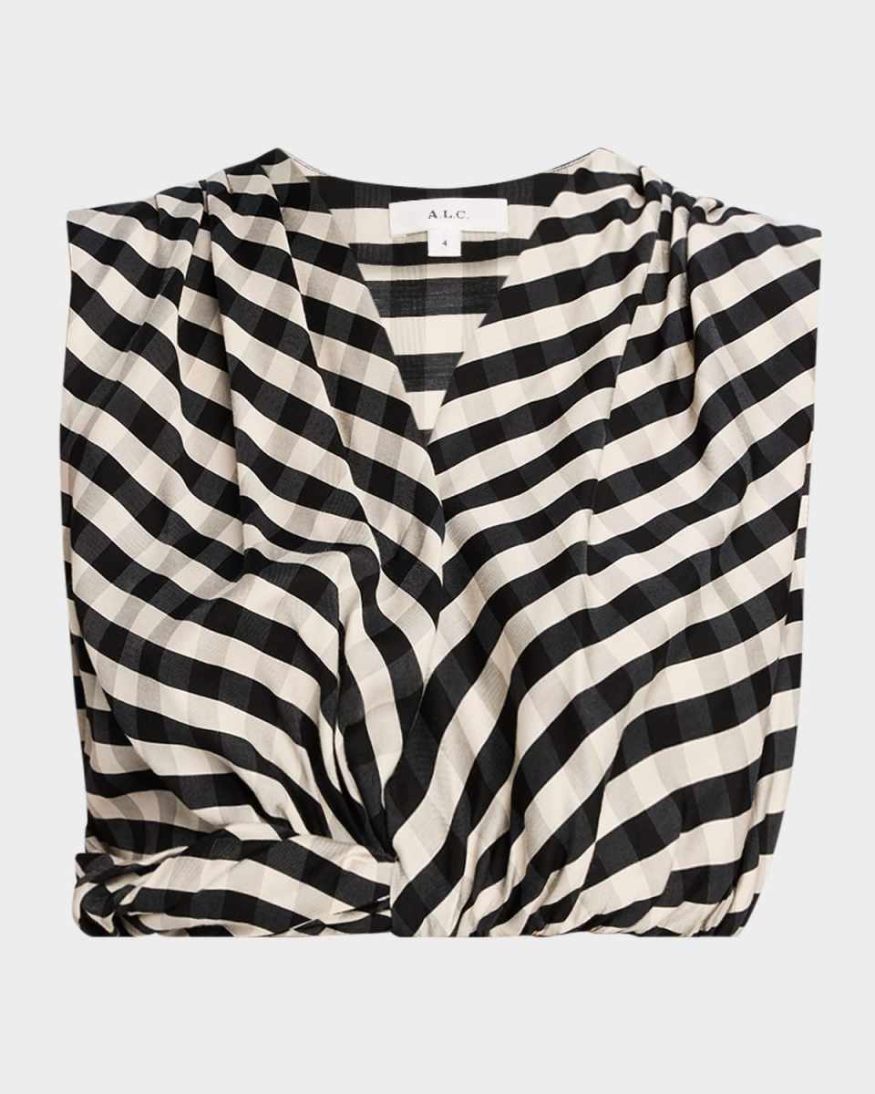 Brooklyn Check Crop Top